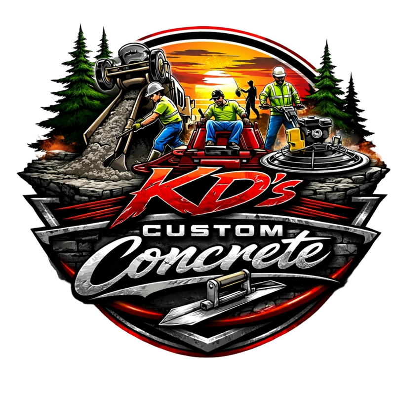 KD's Custom Concrete logo